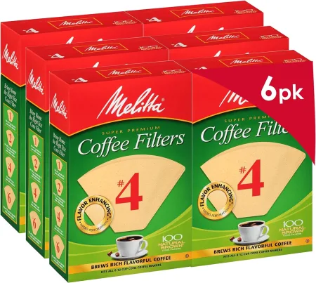 Melitta #4 Cone Coffee Filters