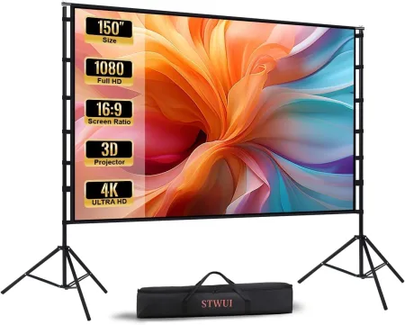 STWUI Portable Projector Screen