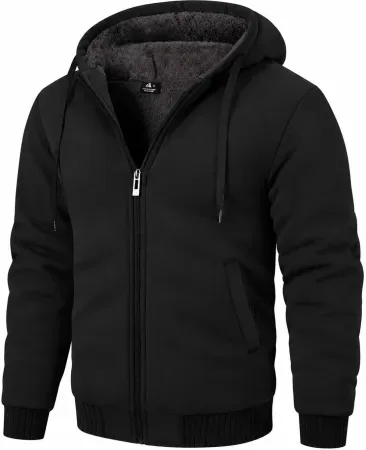 ZITY Men's Zip Heavyweight Hoodie Sweatshirt