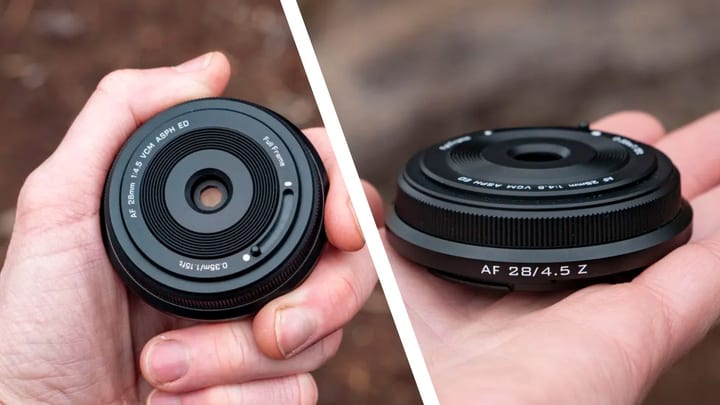 Viltrox 28mm F4.5 pancake lens