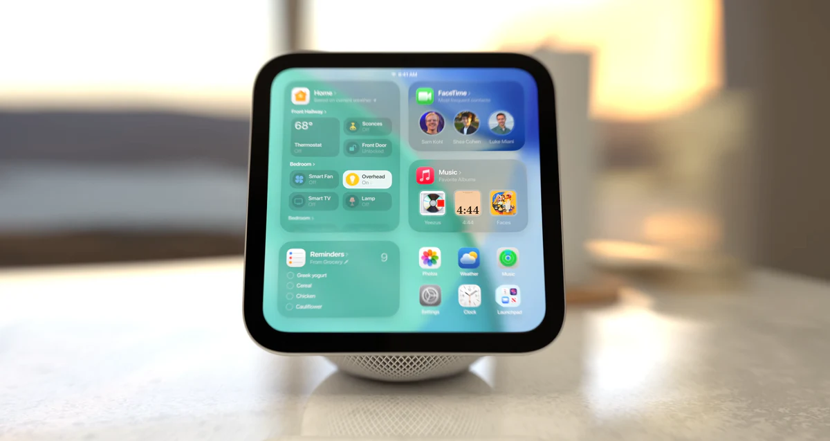 Apple HomeView smart home hub