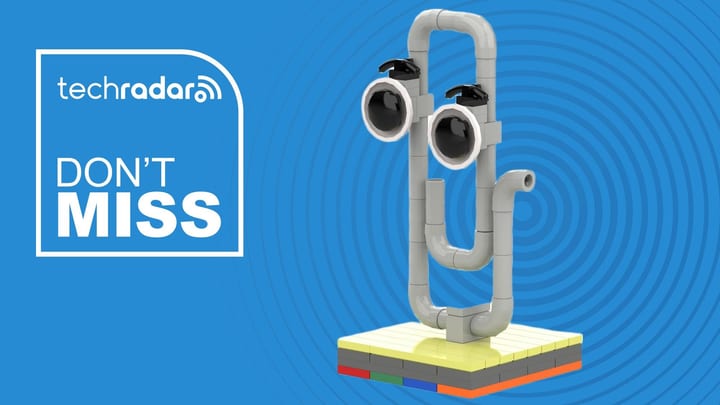 Aphpaio Clippy Office Assistant Building Blocks desk accessory