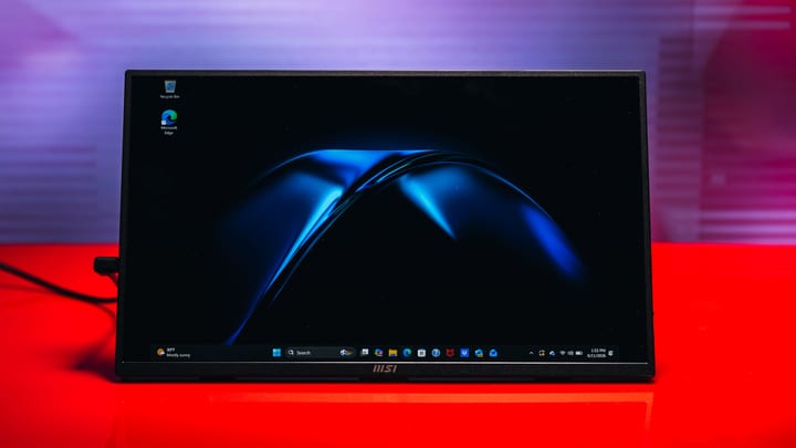 MSI Pro MP165 E6 portable monitor