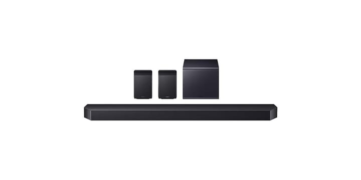 Samsung Q-Series Soundbar with wireless subwoofer and rear speakers