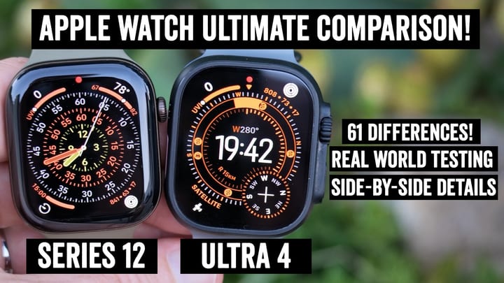 Apple Watch Ultra 4 and Apple Watch Series 12