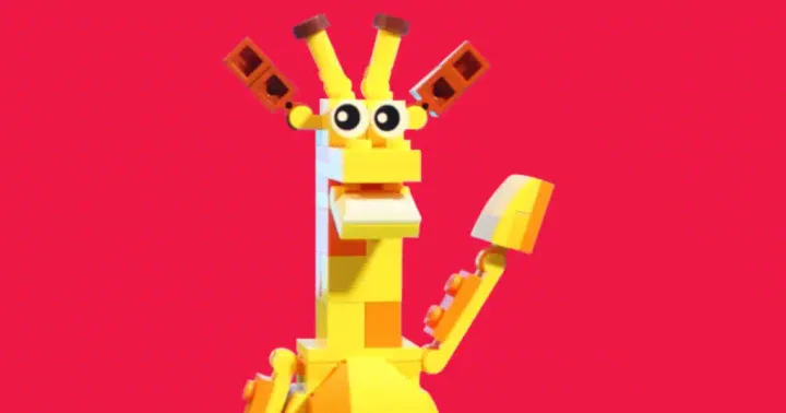 Free LEGO giraffe mini build