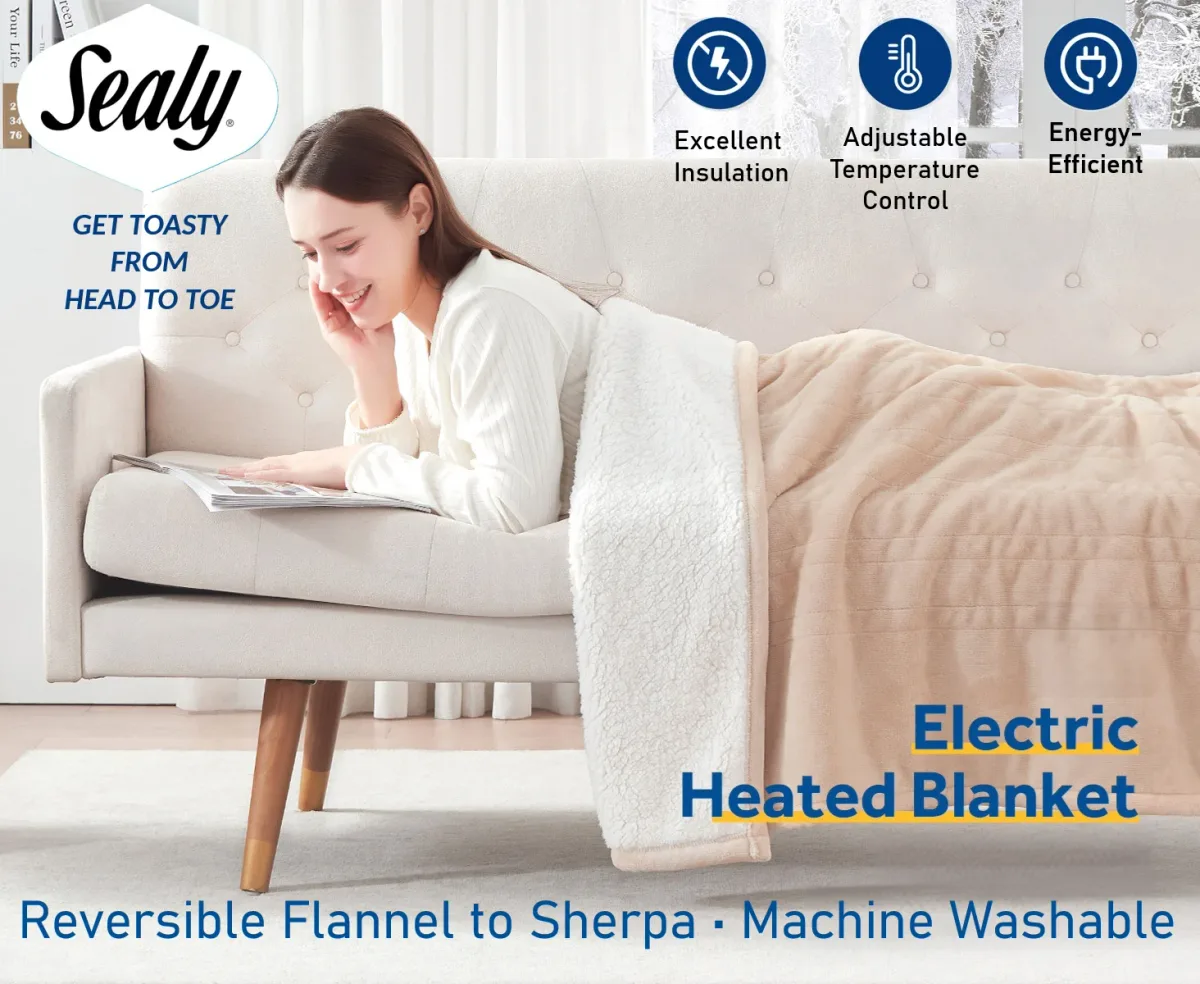Amazon Deals Roundup: Discounts on Sealy Heated Blankets, Storage, and Toys
