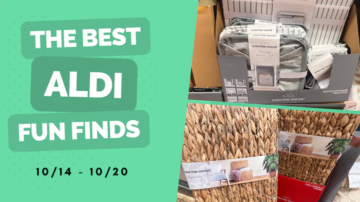 Aldi Finds: Home Organization and Storage Items in Stores