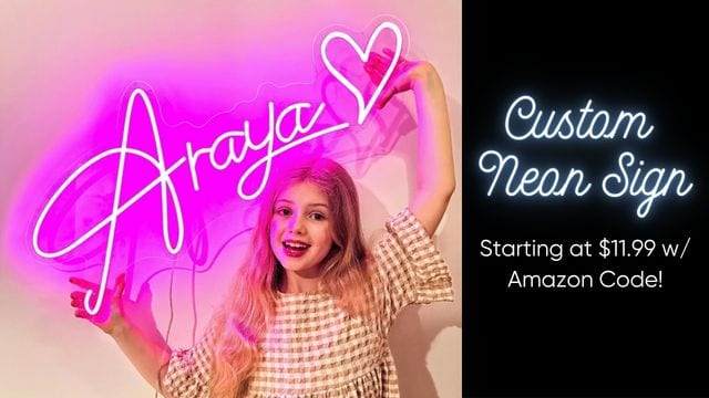 Custom neon sign
